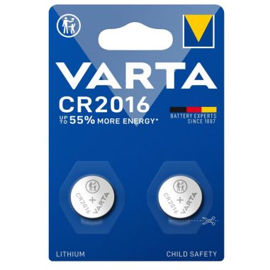 PACK DE 2 PILES CR2016 - 3V - VARTA
