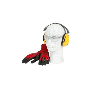 KIT DE SECURITE PROTEGE OREILLES + LUNETTES + GANTS - OREGON