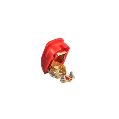 COSSE DE BATTERIE A MONTAGE RAPIDE - ROUGE POSITIF