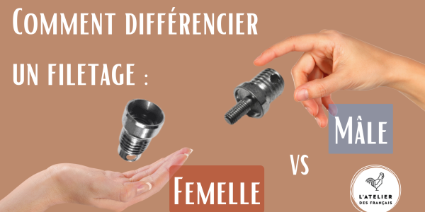 Comment différencier un filetage male vs femelle